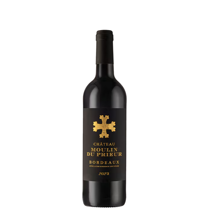 Chateau Moulin Prieur Bordeaux Red Wine, France 2023