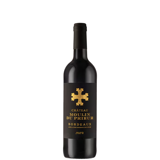 Chateau Moulin Prieur Bordeaux Red Wine, France 2023