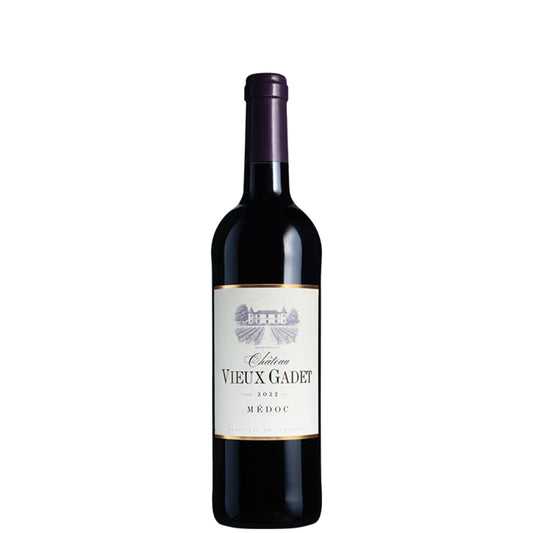 Chateau Vieux Gadet Medoc Red Wine, France 2022